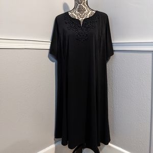Susan Graver Black Dress, 2X